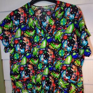 Vintage 90s Scrub Shirt